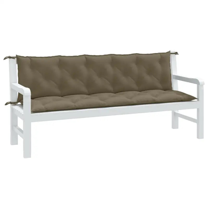 Stoelkussens voor een frisse uitstraling en behoud van oorspronkelijke vorm - taupe mix / 180 x 50 x 7 cm / 1