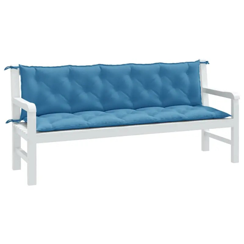 Stoelkussens voor een frisse uitstraling en behoud van oorspronkelijke vorm - blauw mix / 180 x 50 x 7 cm / 1