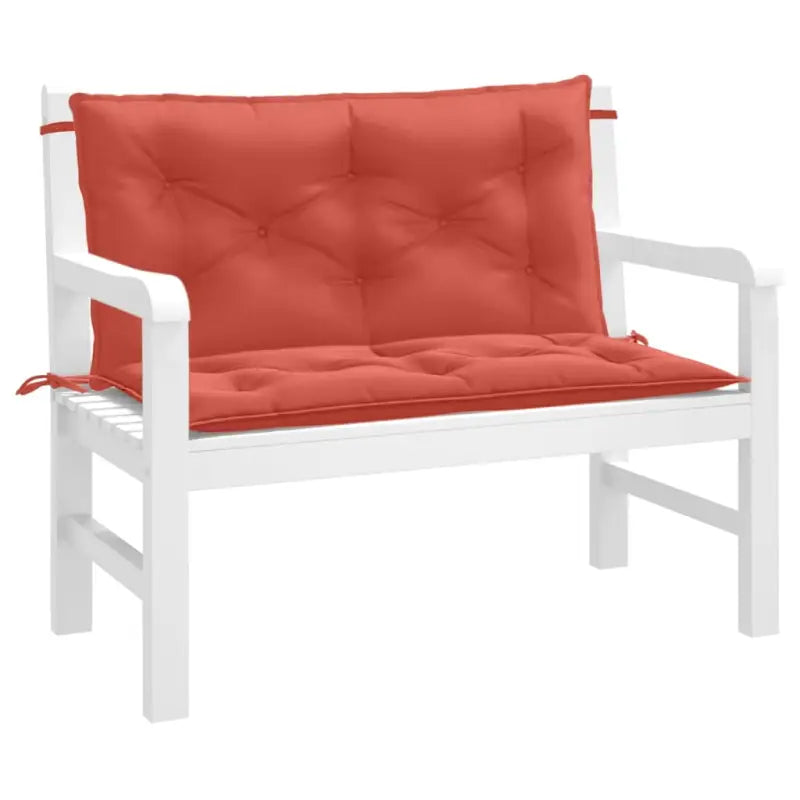 Stoelkussens voor een frisse uitstraling en behoud van oorspronkelijke vorm - rood mix / 100 x 50 x 7 cm / 1