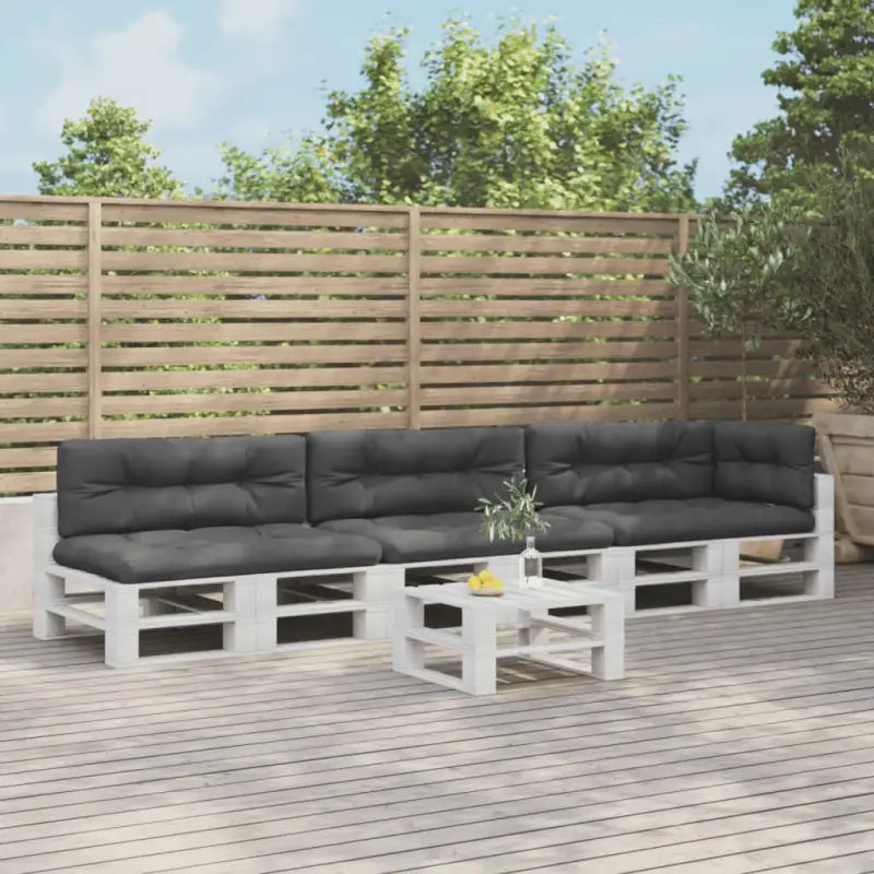 Stoelkussens voor een frisse uitstraling en behoud van oorspronkelijke vorm - Antraciet / 7 - Stoelkussens