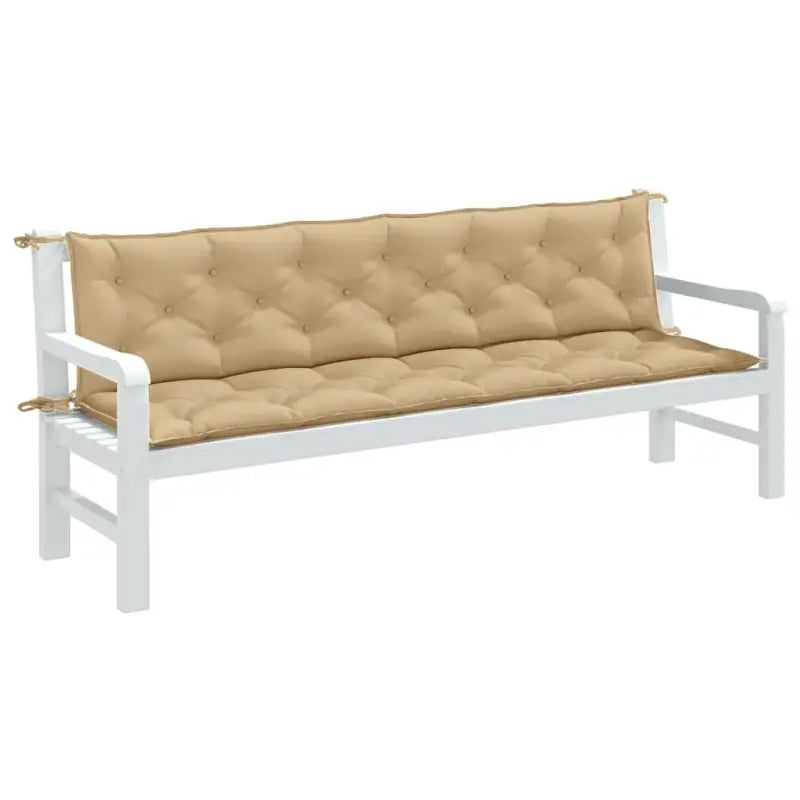 Stoelkussens voor een frisse uitstraling en behoud van oorspronkelijke vorm - beige mix / 200 x 50 x 7 cm / 1