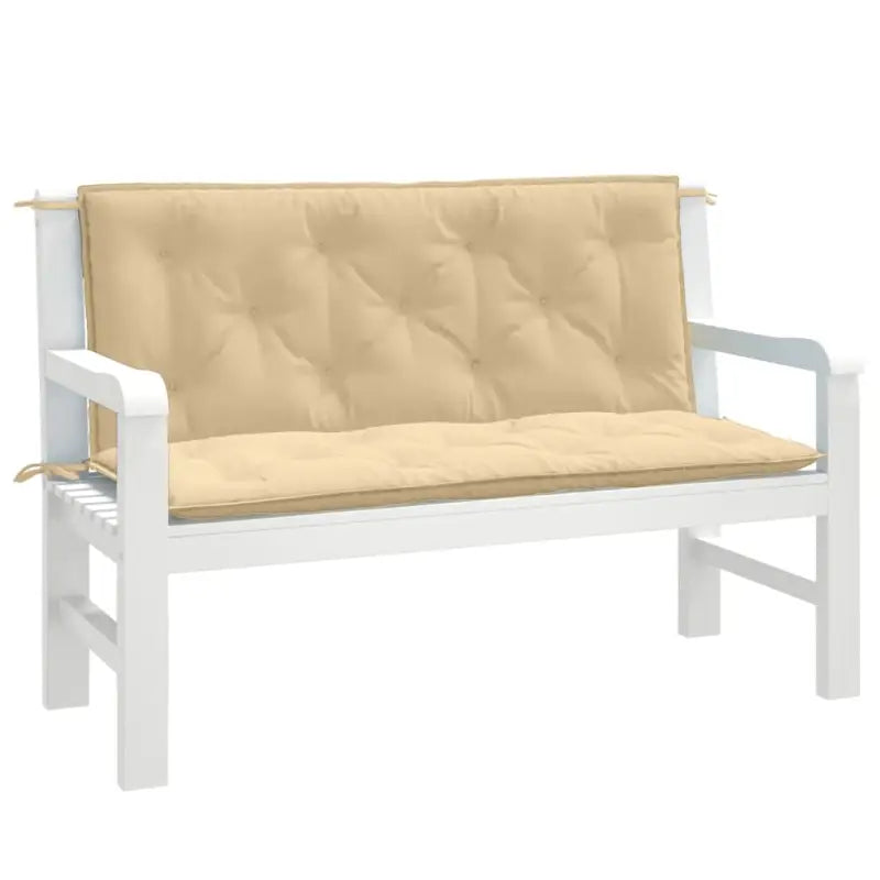 Stoelkussens voor een frisse uitstraling en behoud van oorspronkelijke vorm - beige mix / 120 x 50 x 7 cm / 1