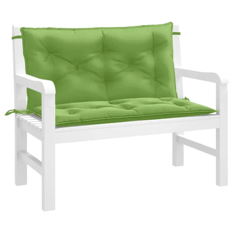 Stoelkussens voor een frisse uitstraling en behoud van oorspronkelijke vorm - groen mix / 100 x 50 x 7 cm / 1