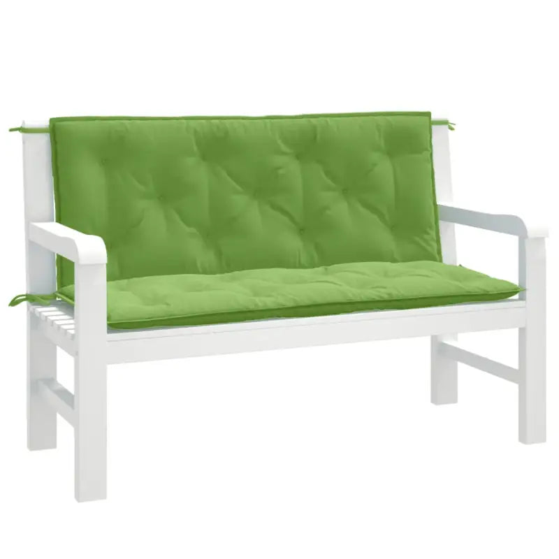 Stoelkussens voor een frisse uitstraling en behoud van oorspronkelijke vorm - groen mix / 120 x 50 x 7 cm / 1