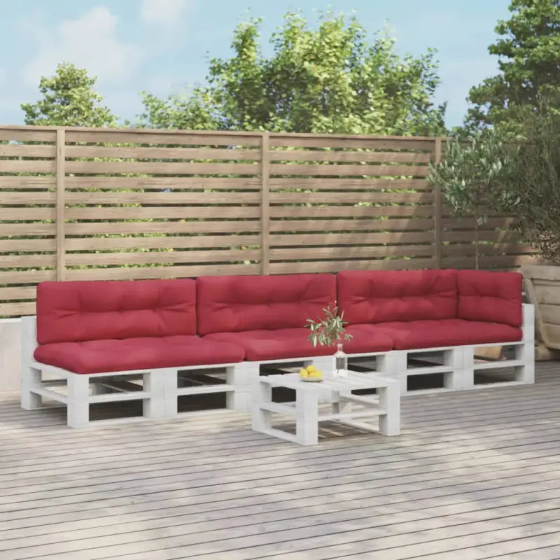 Stoelkussens voor een frisse uitstraling en behoud van oorspronkelijke vorm - Wijnrood / 7 - Stoelkussens