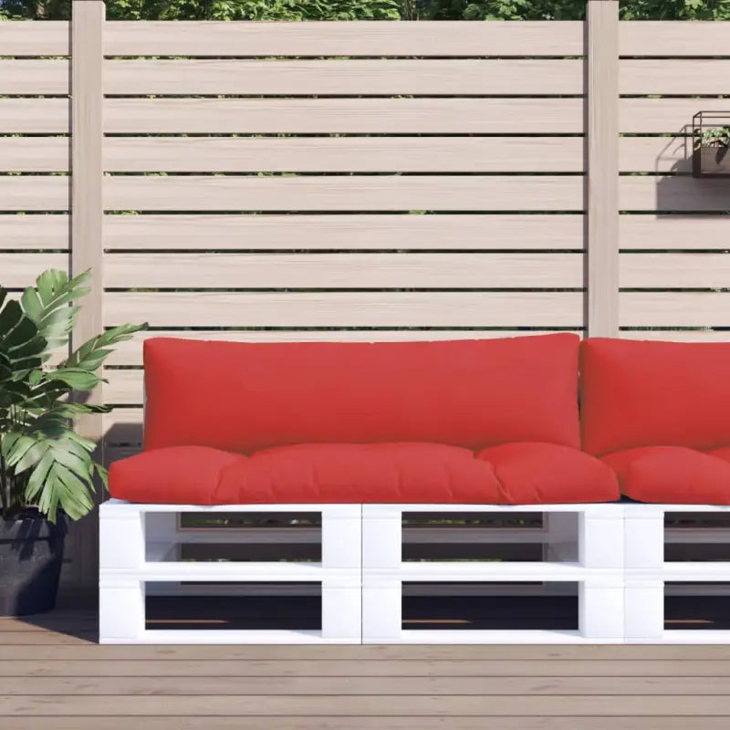 Stoelkussens voor een frisse uitstraling en oorspronkelijke vorm - Rood / 2 - Stoelkussens