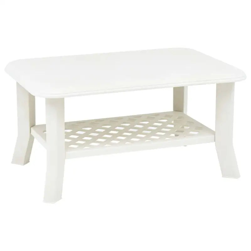 Strakke en duurzame salontafel voor buitengebruik - Wit / 1 - Salontafels