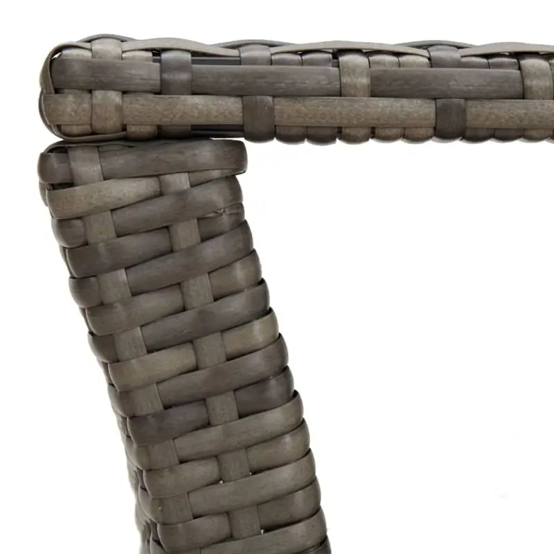 Strakke salontafel van poly rattan voor tuin of terras - Salontafels