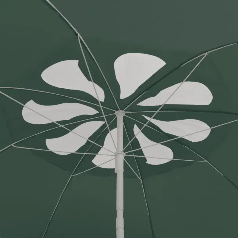 Strandparasol met UV-bescherming en stevige baleinen - Parasols en zonneschermen