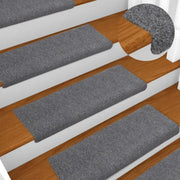 Trapmatten met genaaldvilte stof voor stijl en veiligheid in huis levering bevat - Trapmatten