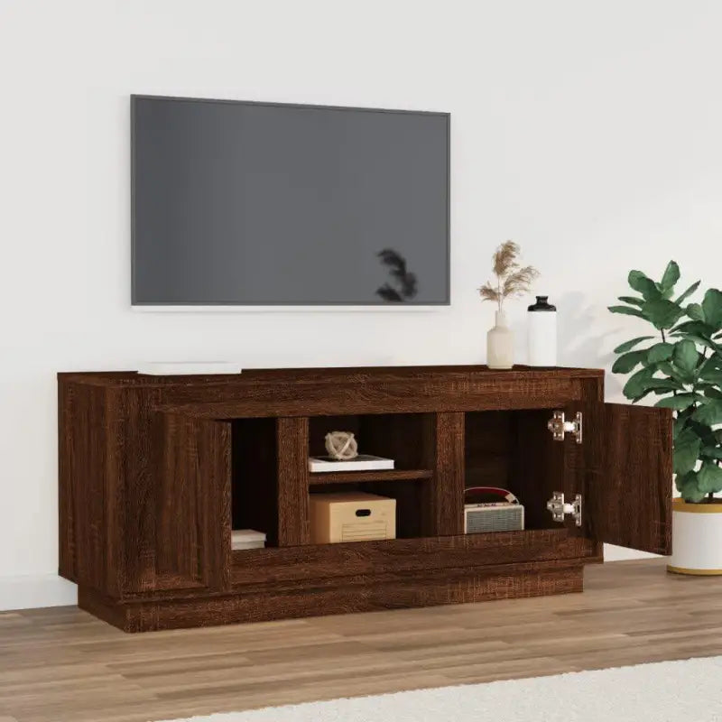 Trendy en stabiel tv-meubel van bewerkt hout voor elke woonkamer - Tv-meubels