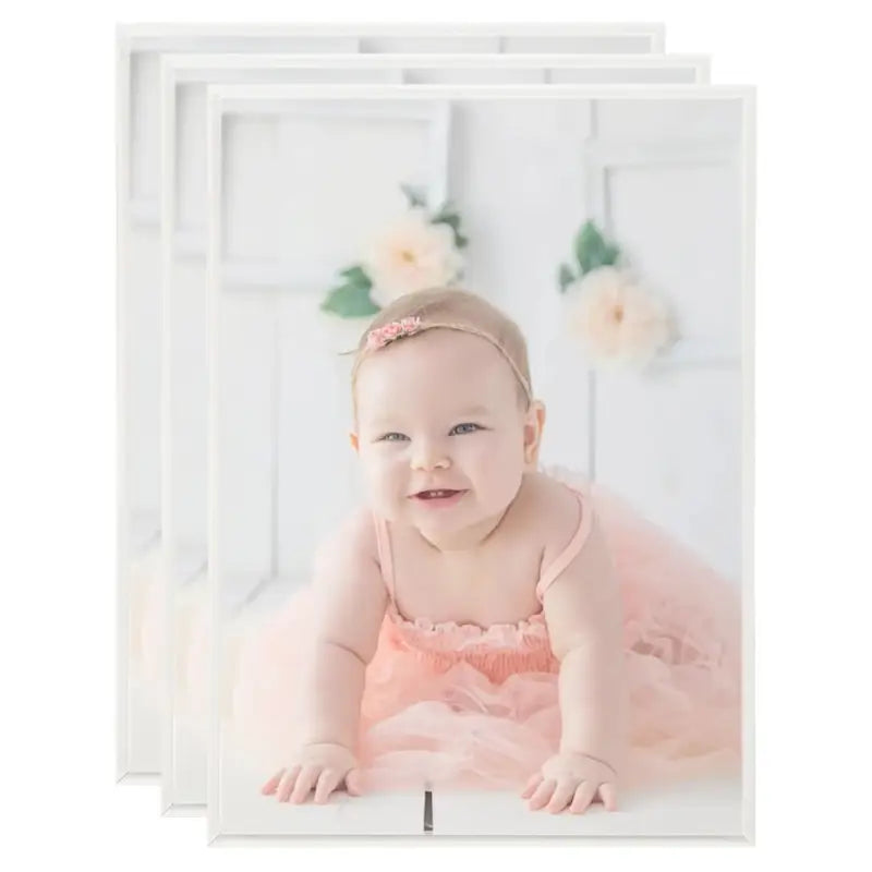 Trendy fotolijsten voor stijlvolle en levendige interieurdecoratie - Zilver / 18 x 24 cm / 3 - Fotolijstjes