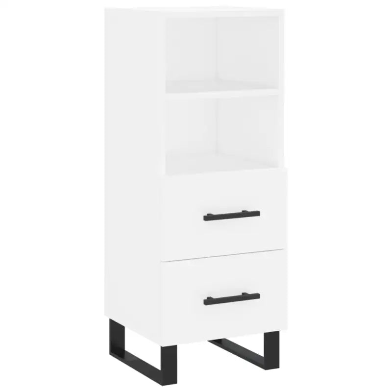 Trendy hoge kast in bewerkt hout met duurzame en stabiele kwaliteit - Dressoirs & buffetkasten