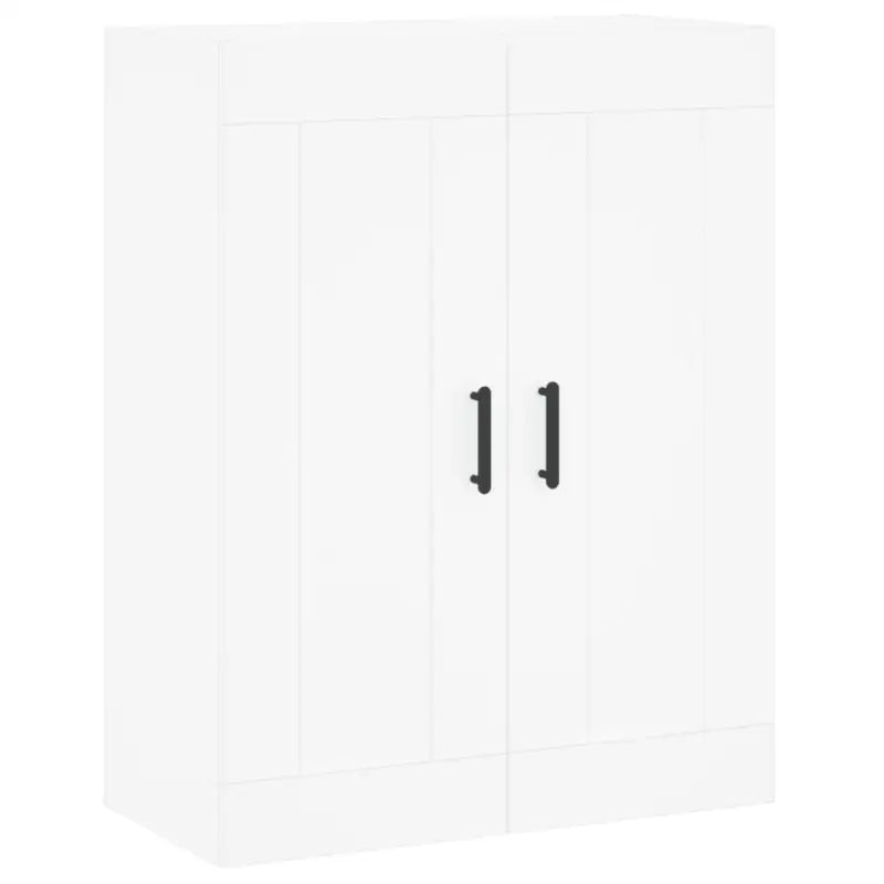 Trendy hoge kast van bewerkt hout met duurzame charme - Dressoirs & buffetkasten