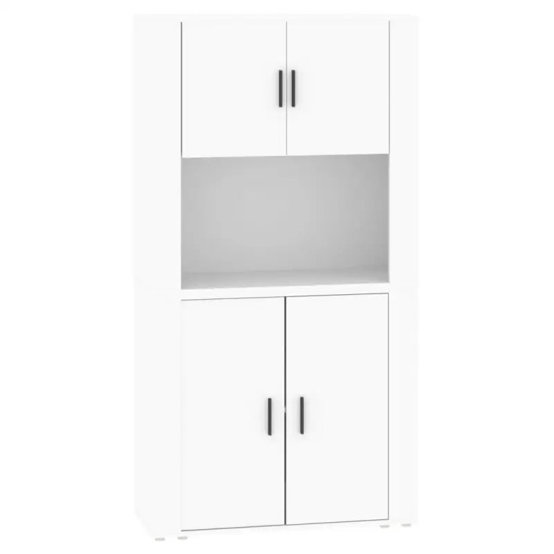 Trendy hoge kast van bewerkt hout met duurzame en stabiele kwaliteit - Dressoirs & buffetkasten