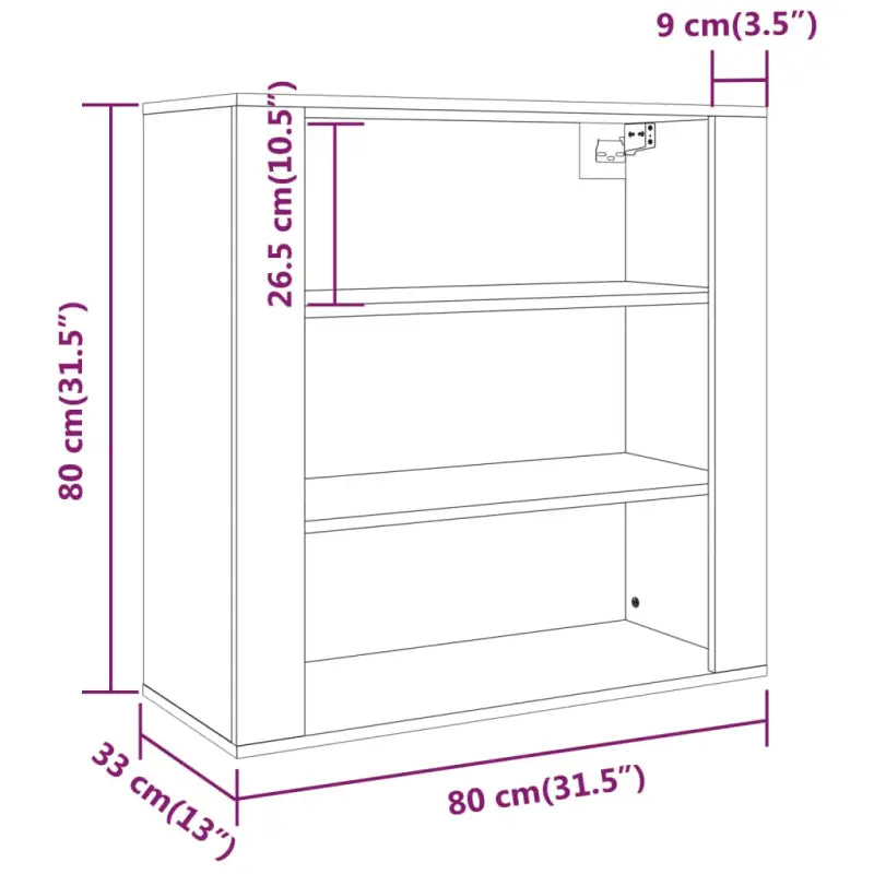 Trendy hoge kast van bewerkt hout met duurzame kwaliteit - Dressoirs & buffetkasten