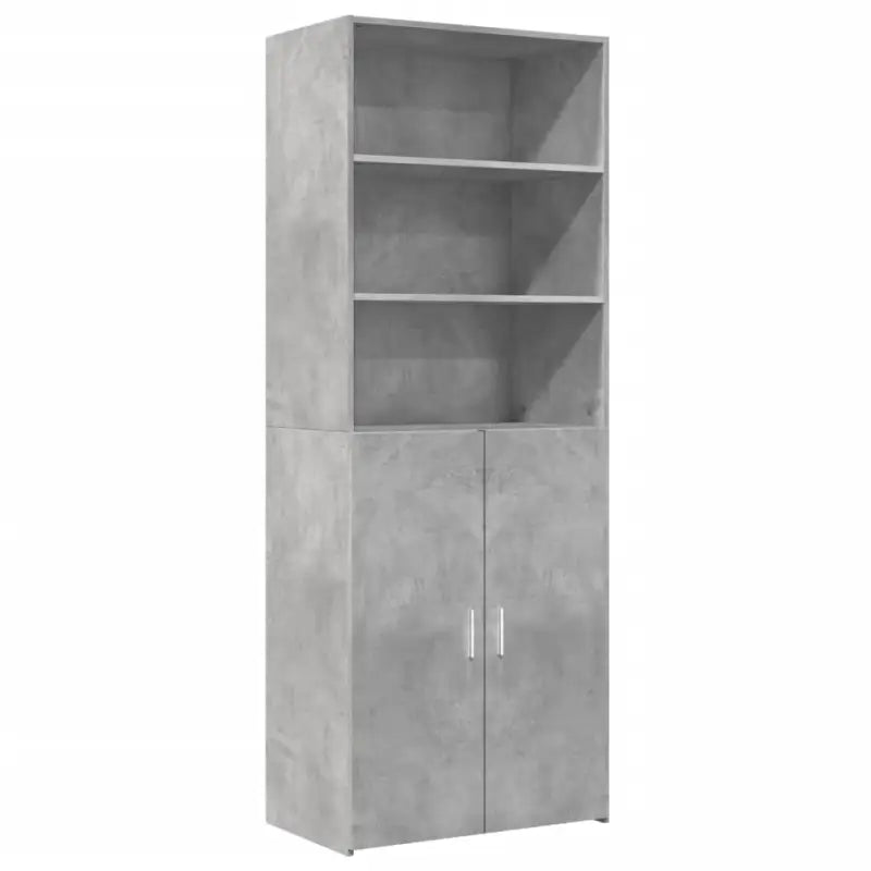 Trendy hoge kast van bewerkt hout met elegante charme - Dressoirs & buffetkasten