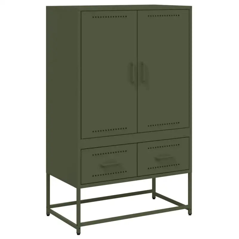 Trendy hoge kast van duurzaam staal voor een elegante uitstraling - Dressoirs & buffetkasten