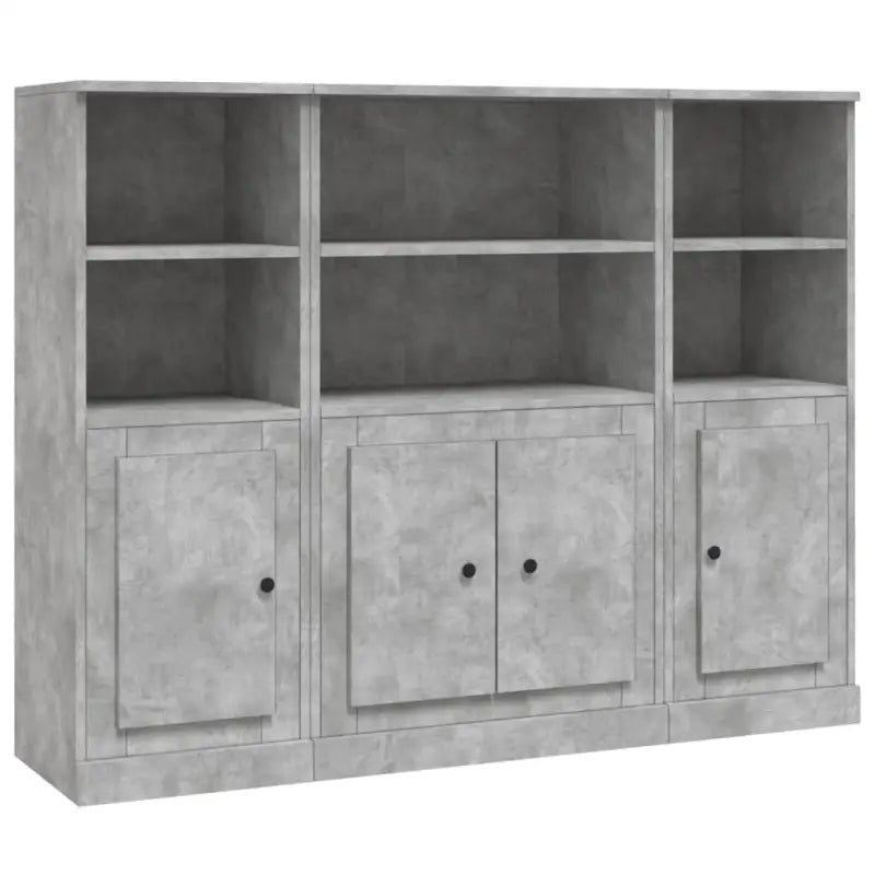 Trendy hoge kasten van bewerkt hout met duurzame charme - Dressoirs & buffetkasten