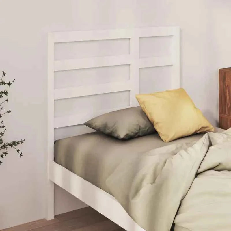 Trendy hoofdbord in massief grenenhout voor een slaapkamer uitstraling