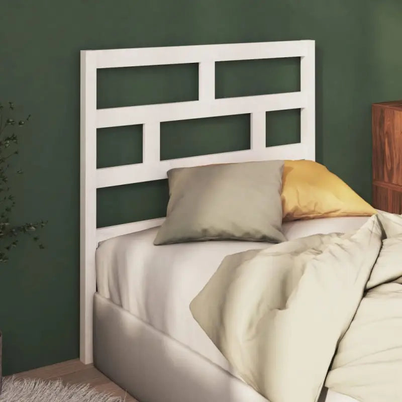 Trendy hoofdborden en voetborden van massief grenenhout voor elke slaapkamer - Wit / 81 x 100 cm / 1 - Hoofdborden