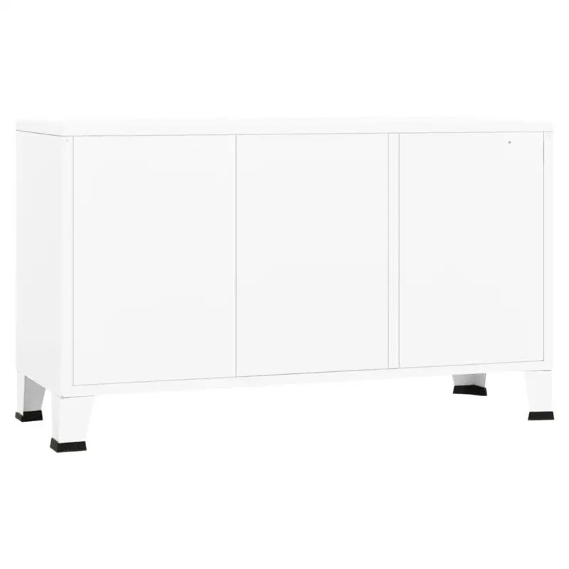 Trendy industrieel dressoir van metaal voor een strakke uitstraling - Wit / 1 - Dressoirs & buffetkasten