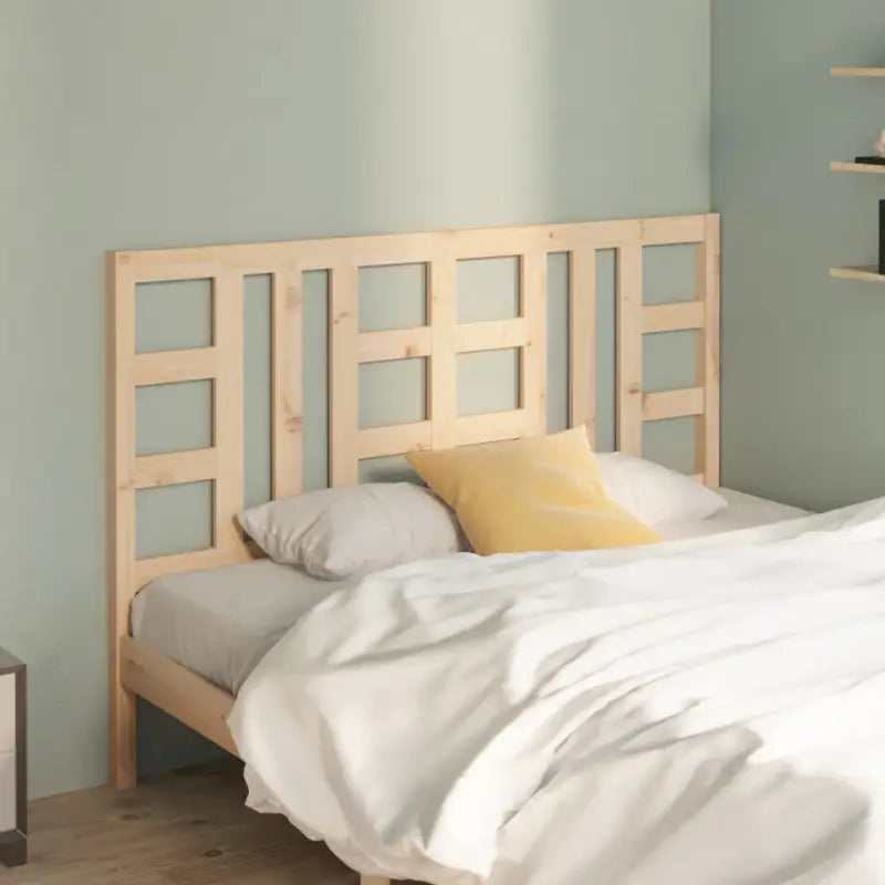 Trendy massief grenenhout hoofdbord voor elke slaapkamer stijl - Naturel / 126 x 100 cm / 1 - Hoofdborden en voetborden