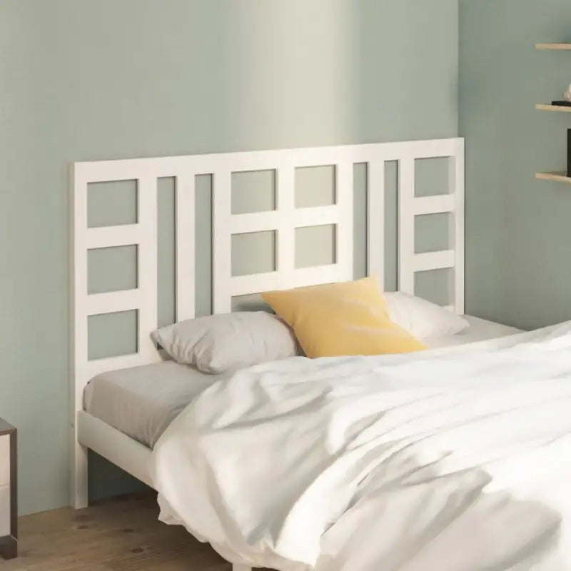 Trendy massief grenenhout hoofdbord voor elke slaapkamer stijl - Wit / 146 x 100 cm / 1 - Hoofdborden en voetborden