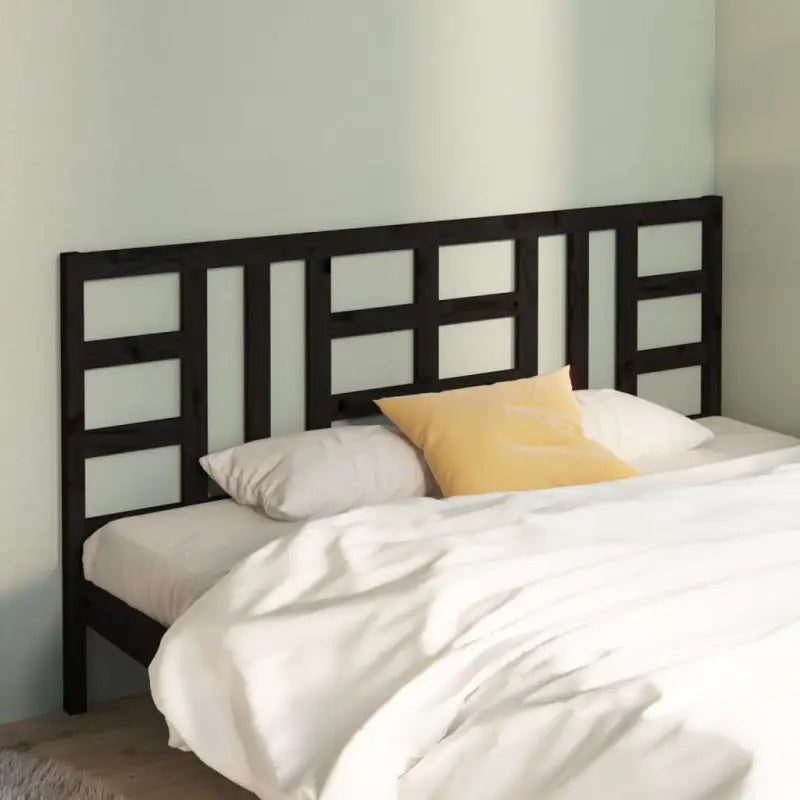 Trendy massief grenenhout hoofdbord voor elke slaapkamer stijl - Zwart / 206 x 100 cm / 1 - Hoofdborden en voetborden