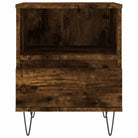 Trendy nachtkastjes met bewerkt hout en metalen poten voor een strak interieur - Nachtkastjes