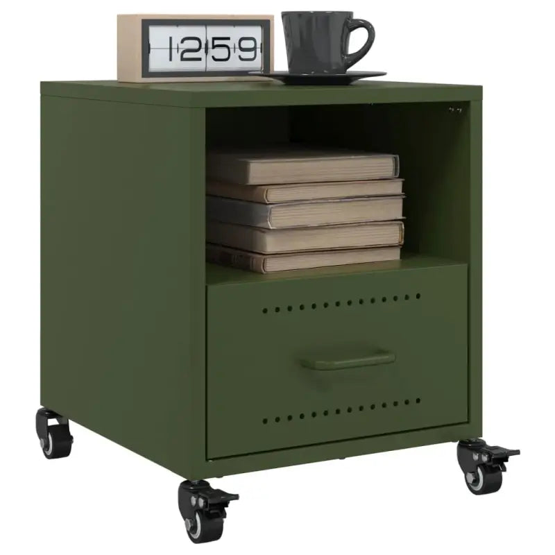 Trendy nachtkastjes met stabiel frame van koudgewalst staal - Groen / 2 - Nachtkastjes