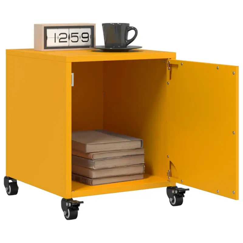 Trendy nachtkastjes met stabiel koudgewalst staal frame - Geel / 2 - Nachtkastjes