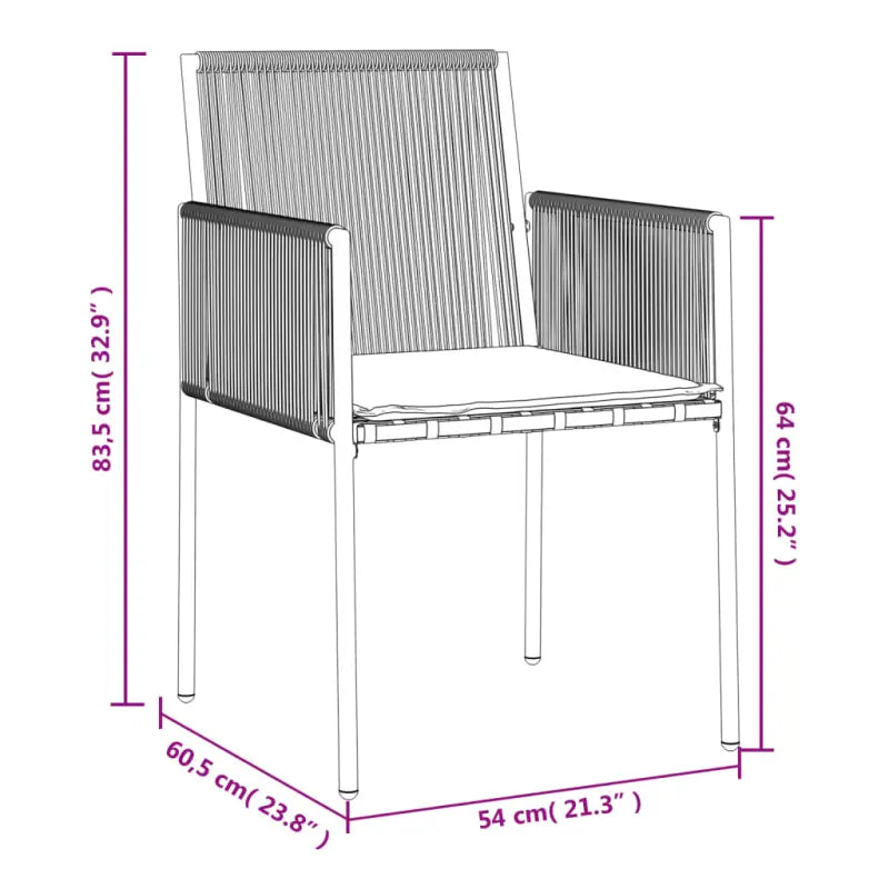 Trendy poly rattan tuinstoelen voor een stijlvolle tuin of terras - Tuinstoelen