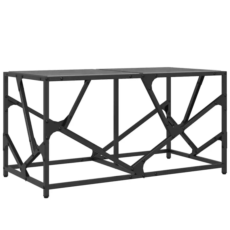 Trendy salontafel met glazen blad voor elegante woonkamerdecoratie - Salontafels
