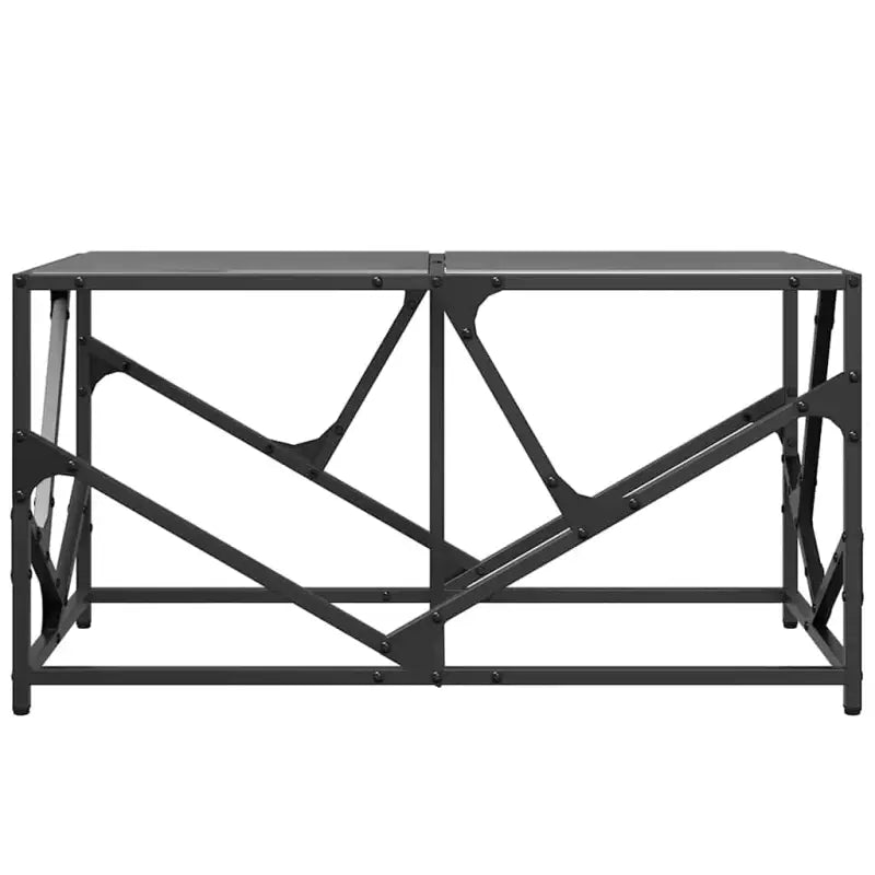 Trendy salontafel met glazen blad voor elegante woonkamerdecoratie - Salontafels