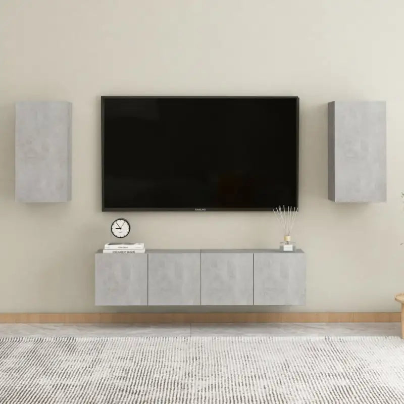 Trendy Televisiekast met muurbevestiging voor een tijdloze uitstraling - Tv-meubels