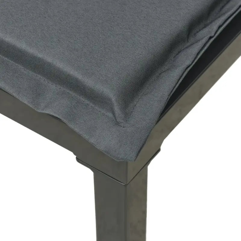 Trendy tuinset met gepoedercoat staal en weerbestendig PE-rattan - Tuinsets