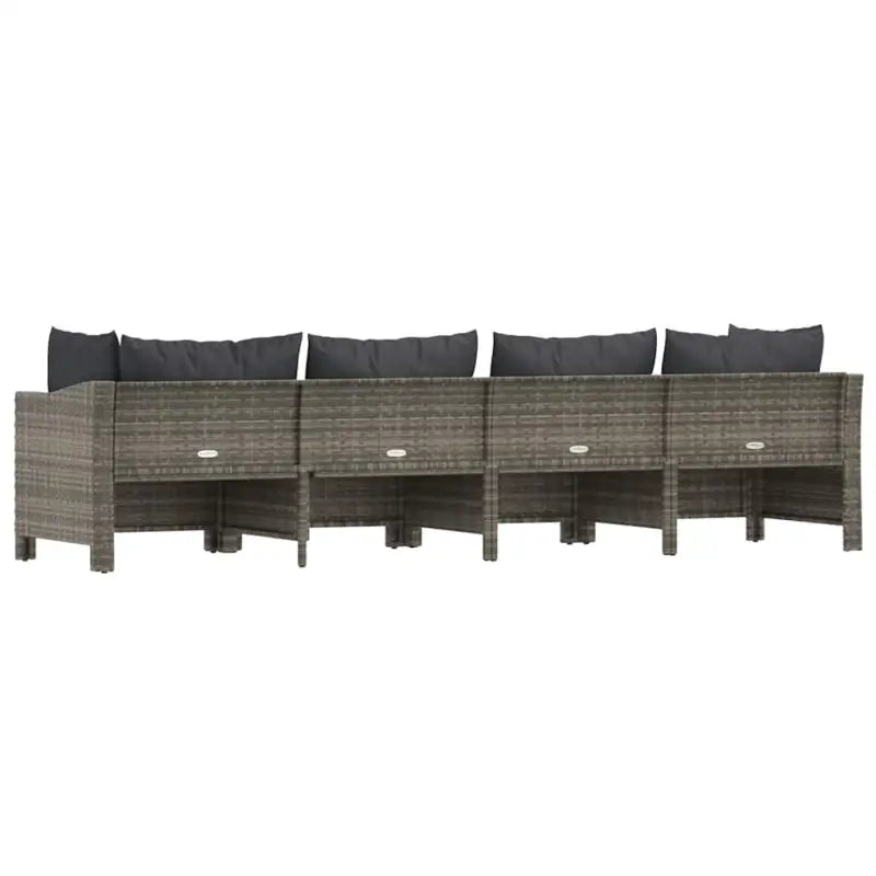 Trendy tuinset met poly rattan en lichtgewicht constructie - Tuinsets