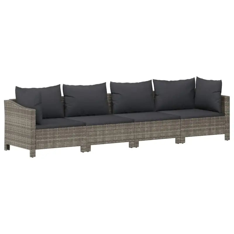 Trendy tuinset met poly rattan en lichtgewicht constructie - Tuinsets