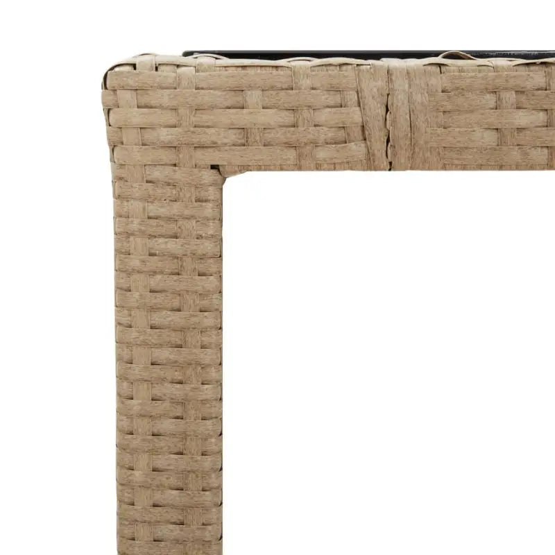 Trendy tuinset met poly rattan en verstelbare tuinstoel voor terras - Tuinsets
