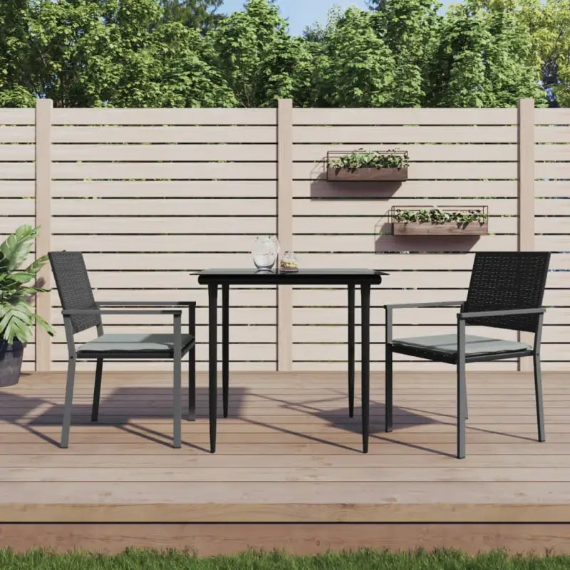 Trendy tuinstoelen van duurzaam poly rattan voor jouw tuin of terras - 2 / Ja - Tuinstoelen