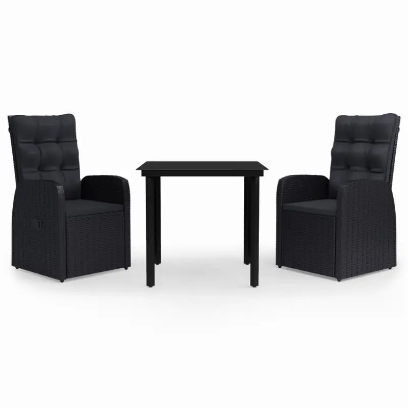 Trendy tuinstoelset met gemakkelijke stoelen en ruime afmetingen - Tuinsets