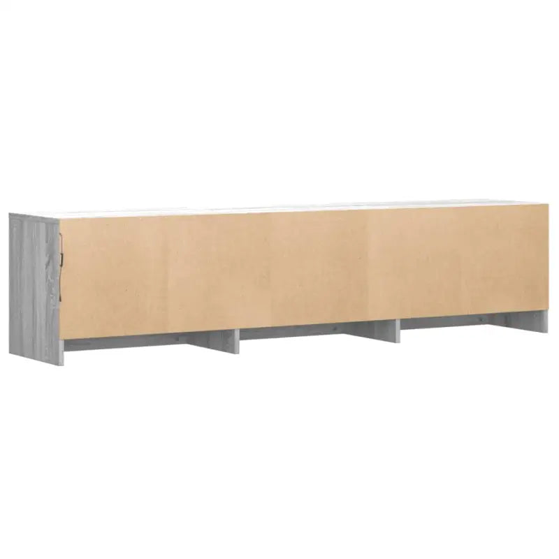 Trendy TV-meubel met LED-verlichting in grijs Sonoma eiken stijl - Tv-meubels