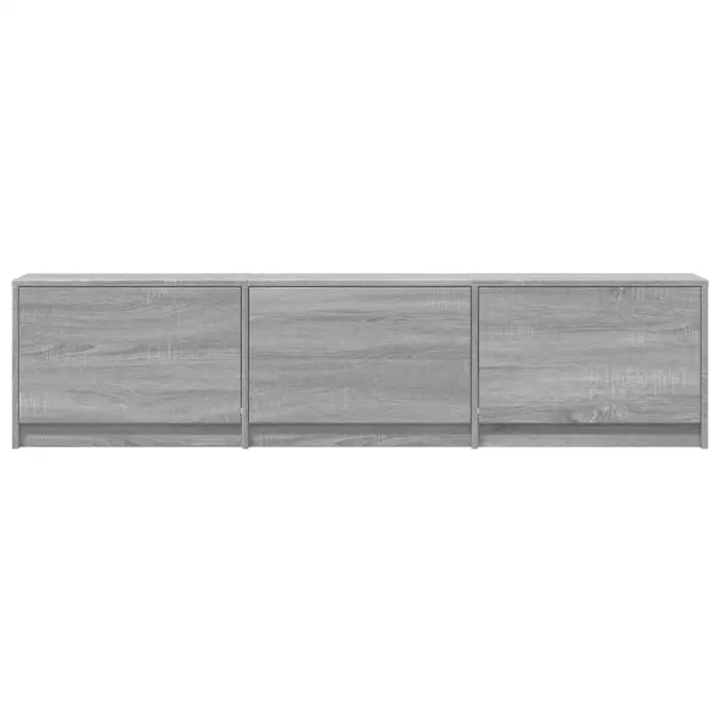 Trendy TV-meubel met LED-verlichting in grijs Sonoma eiken stijl - Tv-meubels