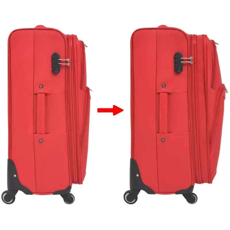 Trolleyset met duurzame PVC-gecoate oxford-stof en veiligheidssluitingen