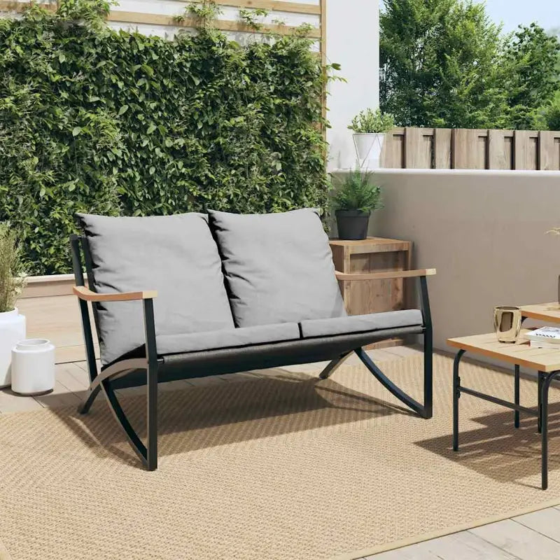 Tuinbank met kussen voor comfortabele zitervaring met wasbare hoes - Tuinsets