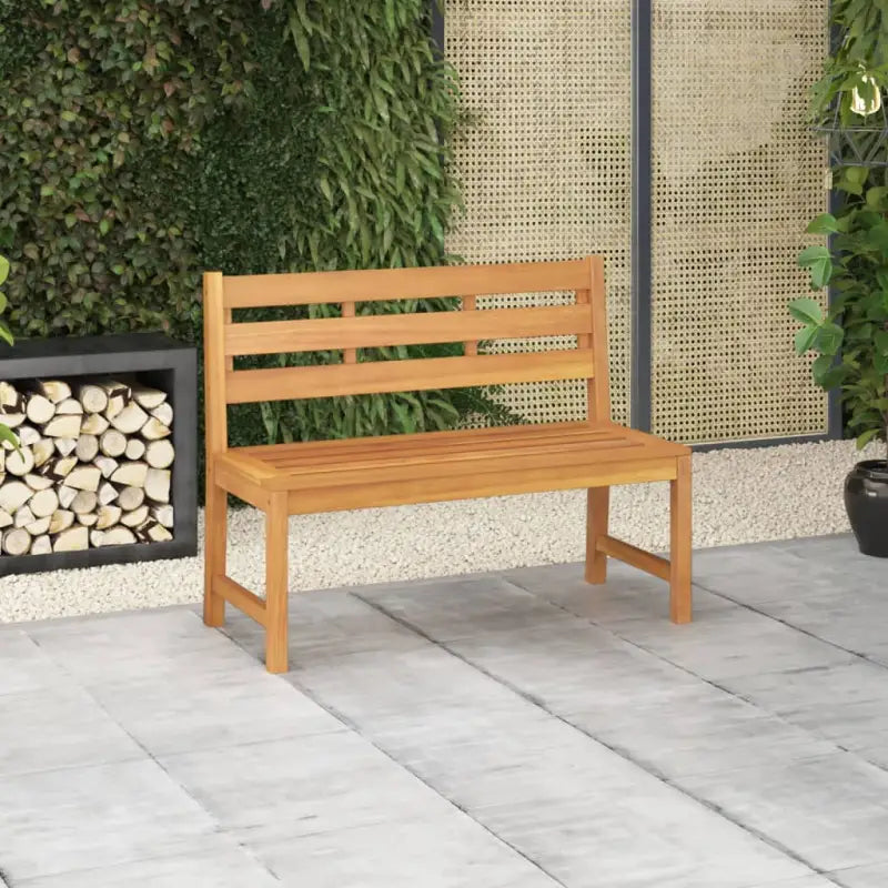 Tuinbank van teakhout met fijn geschuurd en stijlvol ontwerp - 114 x 59 x 90 cm / 1 - Tuinbanken