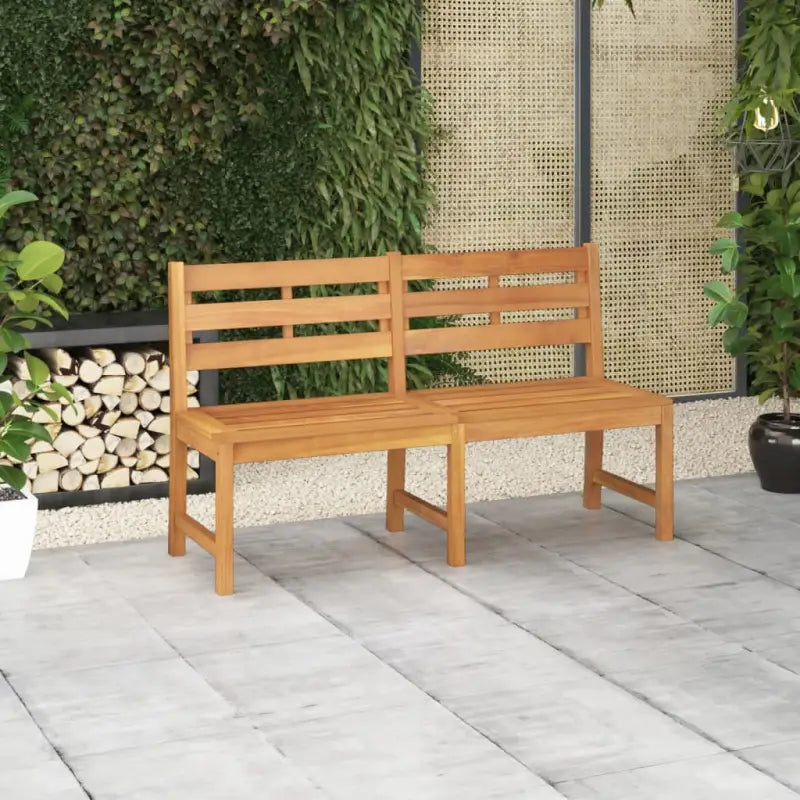 Tuinbank van teakhout met fijn geschuurd en stijlvol ontwerp - 150 x 59 x 90 cm / 1 - Tuinbanken