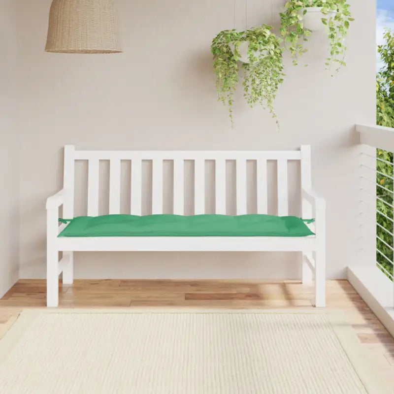 Tuinbankkussen van oxford stof voor een frisse uitstraling - Groen / 150 x 50 x 7 cm / 1 - Stoelkussens