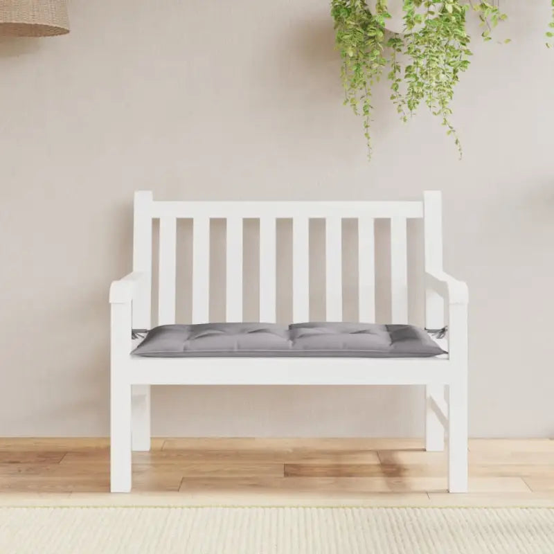 Tuinbankkussen van oxford stof voor een frisse uitstraling - Lichtgrijs / 100 x 50 x 7 cm / 1 - Stoelkussens